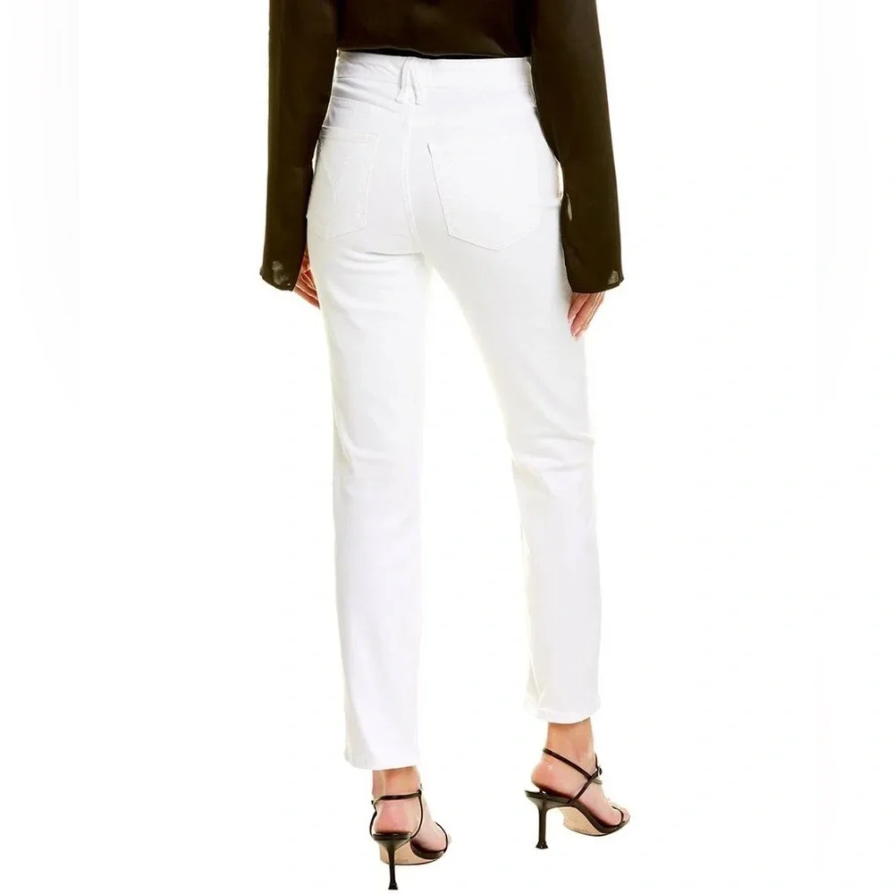 Good American Good Classic White Cropped Jeans - Picture 4 of 10